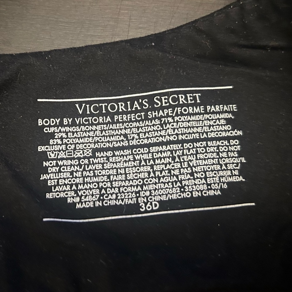 Victoria’s Secret Body by Victoria Demi Bra 36D Nude & Black (Lot of 2) - Picture 3 of 6